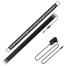 LED Minuterie Lampe d'aquarium Rampe LED Aquarium RGBW Lumière avec Gradateur...