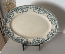 Plat Oval Terre de Fer Guirlande Au Planteur de Caïffa Collection Déco Patine