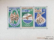 dahomey Bloc 20 (complète edition) neuf avec gomme originale 1972 médaillé