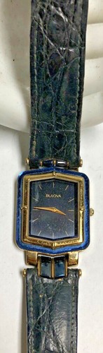Bulova blue mens watch - blue, 98a08