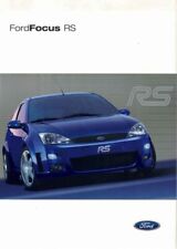 Catalogue Brochure Ford Focus RS 10/2002 Allemagne / Deutschland