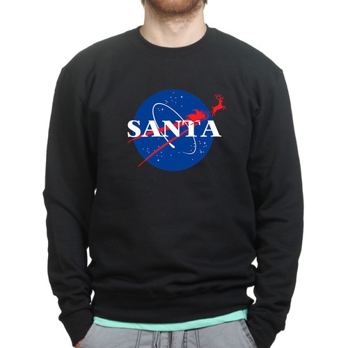 Santa space travel christmas - santa,
