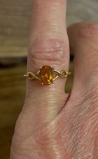bague en vermeil et veritable