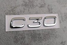 Emblème Lettrage C30  Chrome Volvo Coffre Arrière 117x29mm