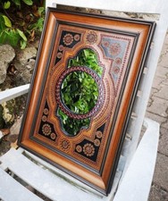 Magnifique Miroir en Bois et