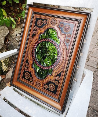 Magnifique miroir bois et - miroir, en