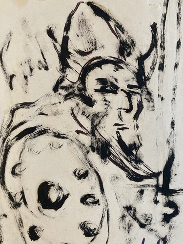 Très beau dessin encre - très,