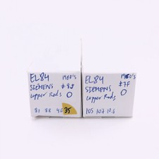 2 x TUBES EL84 SIEMENS. PROD