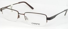 CARPE 31102-1 Marron Noir Lunettes Métal Semi Monture Cadre 53-18-140mm