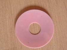 1 bobèches - coupelles OPALINE ROSE pour lustre ,bougeoir, candélabre  