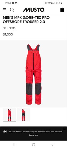 Musto mpx gore tex ocean - musto,