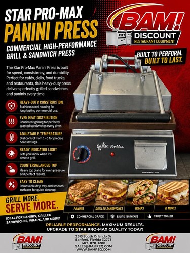 Star pro max commercial - pro-max, panini