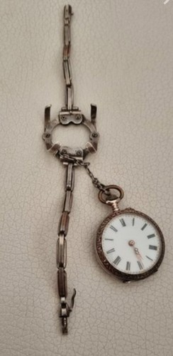 Porte montre gousset argent - gousset,