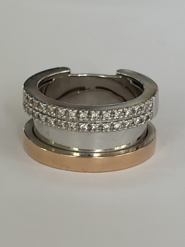 7692 bague contemporaine or - 7692-,