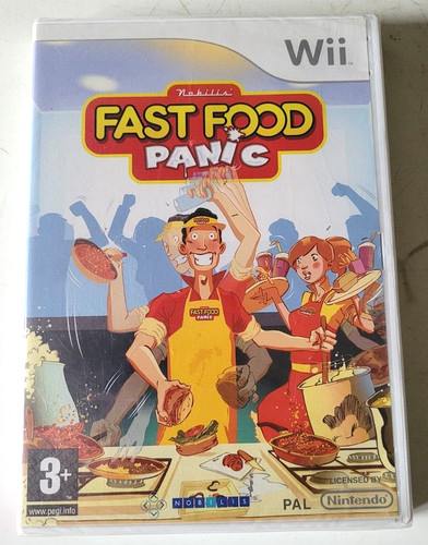Fast food panic nintendo wii - food,