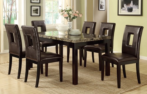 Dining table faux marble - table,