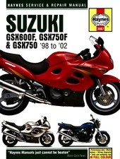 MANUEL REVUE ATELIER RÉPARATION PDF SUZUKI GSXF GSX-F 600 750 GSX600F GSX750F 