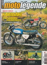 MOTO LEGENDE N°188 KAWASAKI 250 SAMURAI 350AVENGER / MICK ANDREWS / SUZUKI TS250