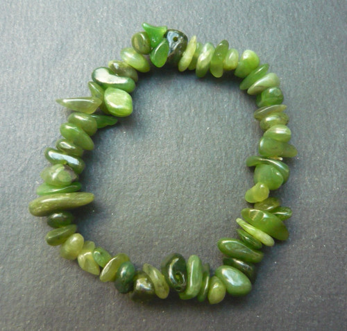 Bracelet perles jade - bracelet, du