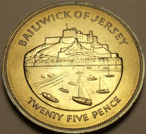 Jersey unc 1977 pence 25th - jersey,