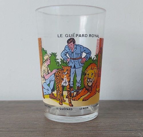 Ancien verre moutarde - verre,