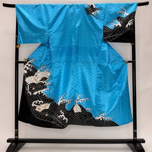 Kimono japonais houmong - kimono,