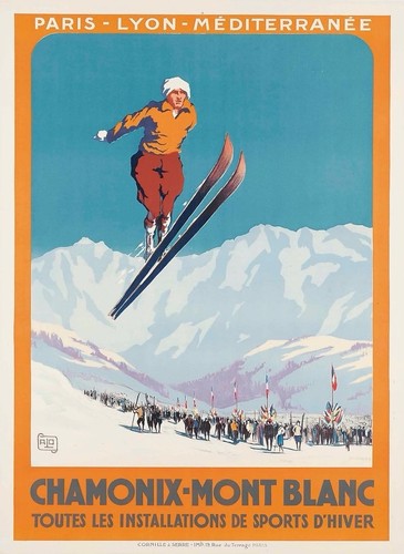 Affiche poster alpes - affiche,