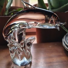 grand dauphin en verre de