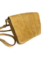 Sac Avril GAU CHINON croute velours safran