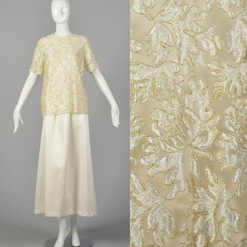 White skirt set 1980s - set, ivory