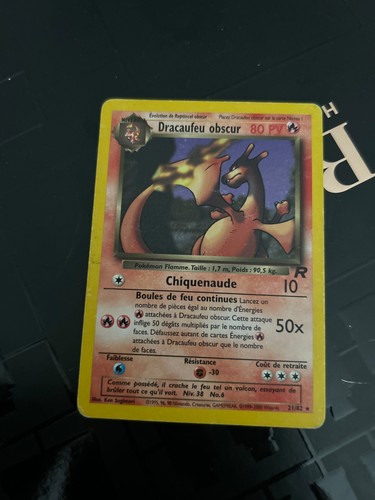 Carte pokémon dracaufeu - carte,