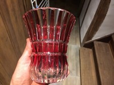 VASE CRISTAL TAILLE DOUBLE