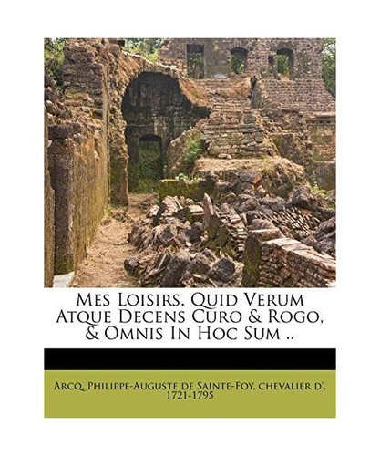 Mes loisirs quid verum atque - mes,