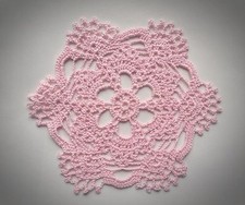 napperon au crochet différentes couleurs 18 cm (modèle n° 3)