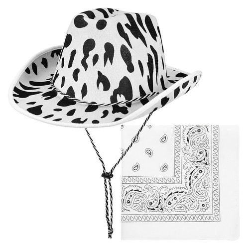 Chapeau imprimé vache - À,