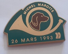 pins chien cor de chasse michel marotte 26 lars 1993