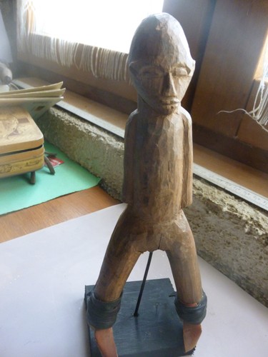 Art africain lance - africain, pierre