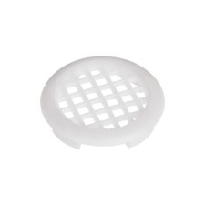 Maille Bouches Soffite Ventilation Blanc Couvercle 30mm 4mm pour Placard 50Pcs