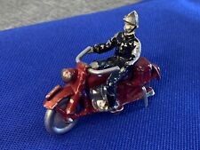 Jouet Ancien moto motard de pompier Quiralu (2)