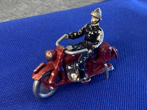 Jouet ancien moto motard - jouet,