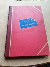 Livre Ancien Partitions