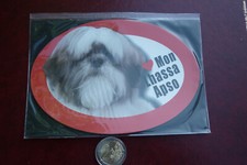 GRAND MAGNET CHIEN  / LHASSA APSO  * 14,8 CM X 10 CM *
