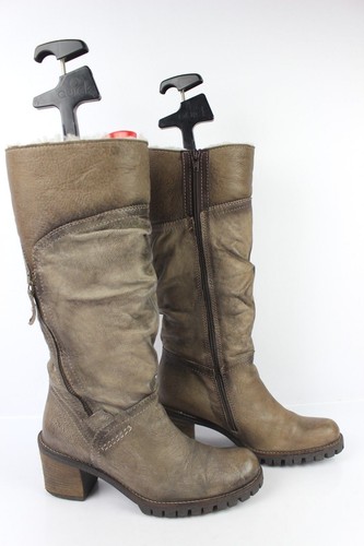 Bottes cuir chamois - bottes,