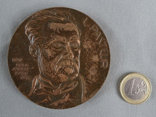 Médaille bronze louis pasteur - médaille,