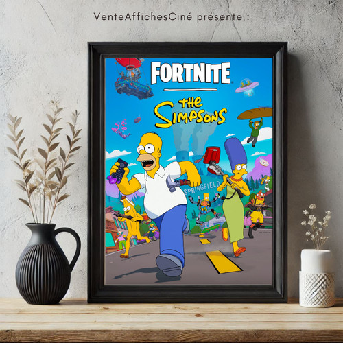 Affiche fortnite les - affiche, simpson