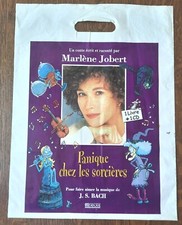 Rare sac plastique  EDITIONS  ATLAS  " Les Contes Musicaux de Marlène JOBERT"