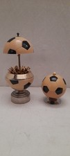 Ensemble Porte Cigarette Musical Ballon de Football et Briquet Vintage