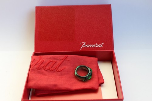 Baccarat bague torsade cristal - torsade,