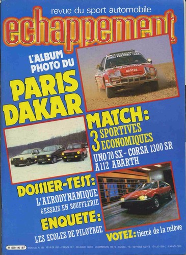 Echappement 196 1985 - echappement, 02/1985