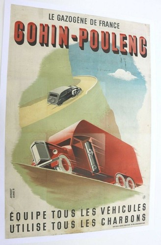 Affiche ancienne gazogene - affiche,